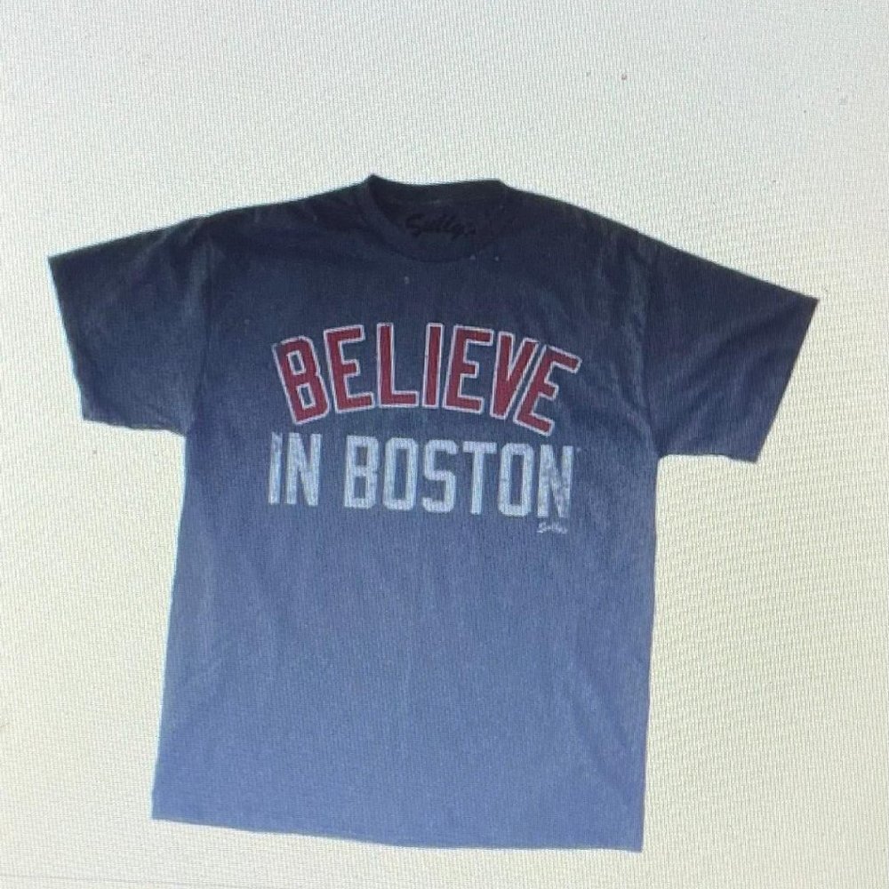 COPY - BELIEVE IN BOSTON - HEATHER NAVY - T-SHIRT-NWT